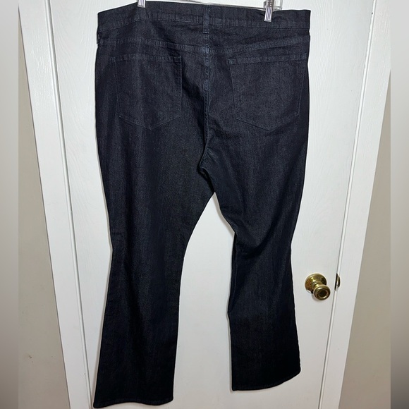 💰3 for $30💰 Old Navy Dark Rinse Retro Diva-cut Mid-rise Curvy Trousers - Picture 1 of 12